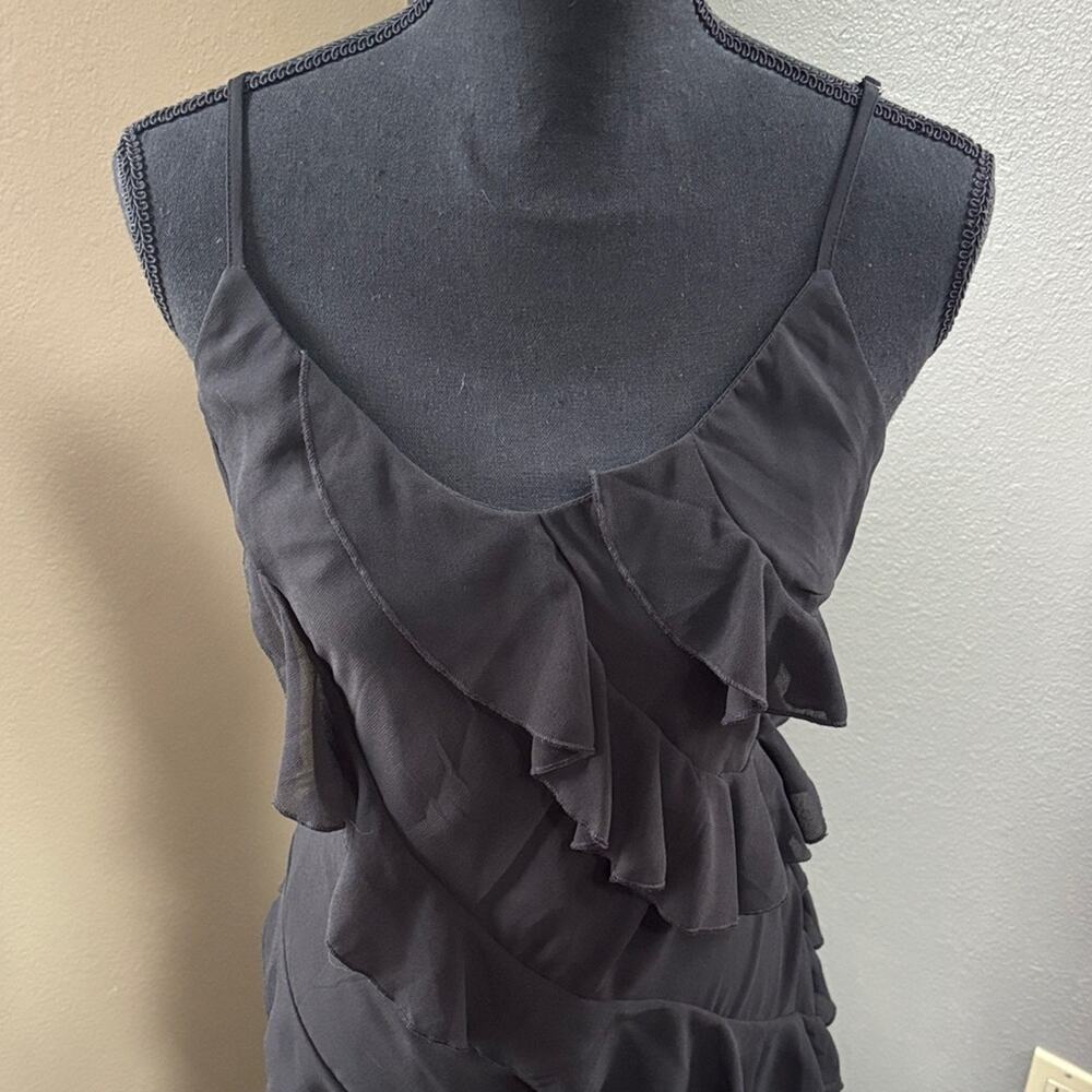 Petal & Pup Black Ruffle-Tier Maxi Dress - Picture 2 of 7